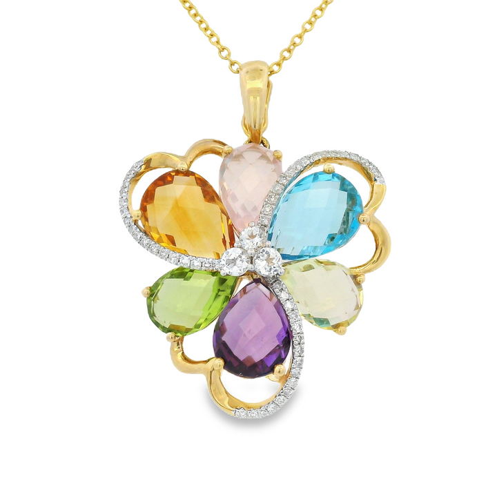 Estate Colored Stone Necklace