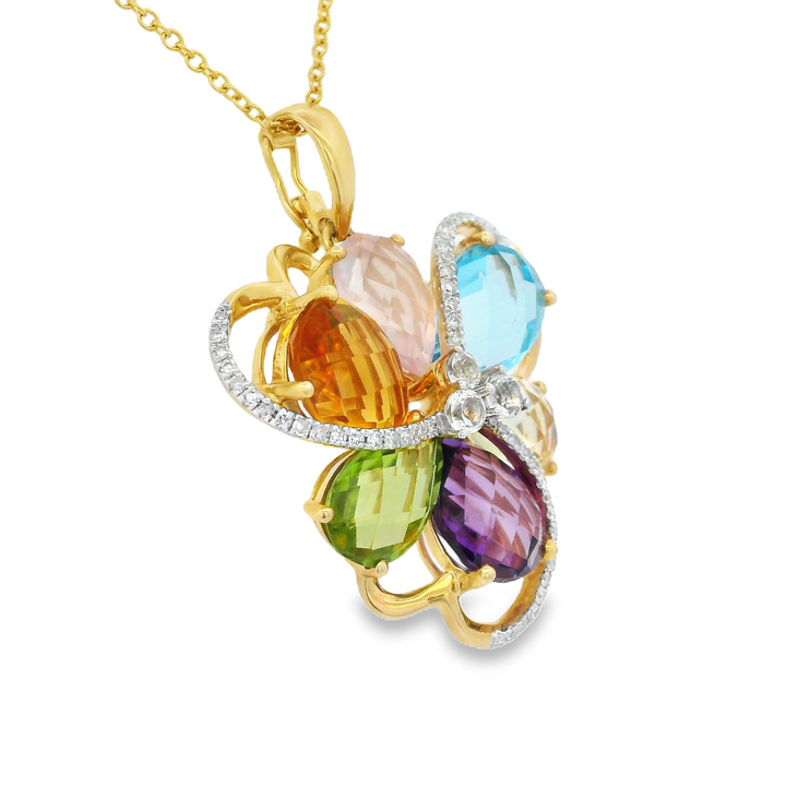 Estate Colored Stone Necklace