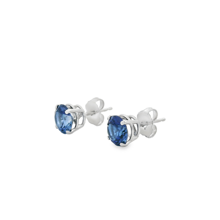 Estate Colored Stone Earrings