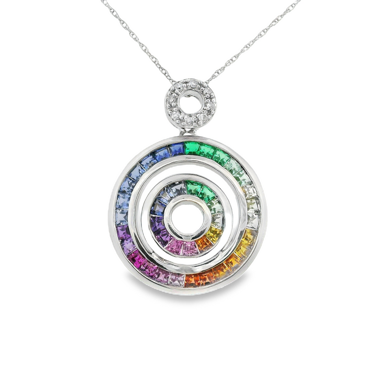 Estate Colored Stone Necklace
