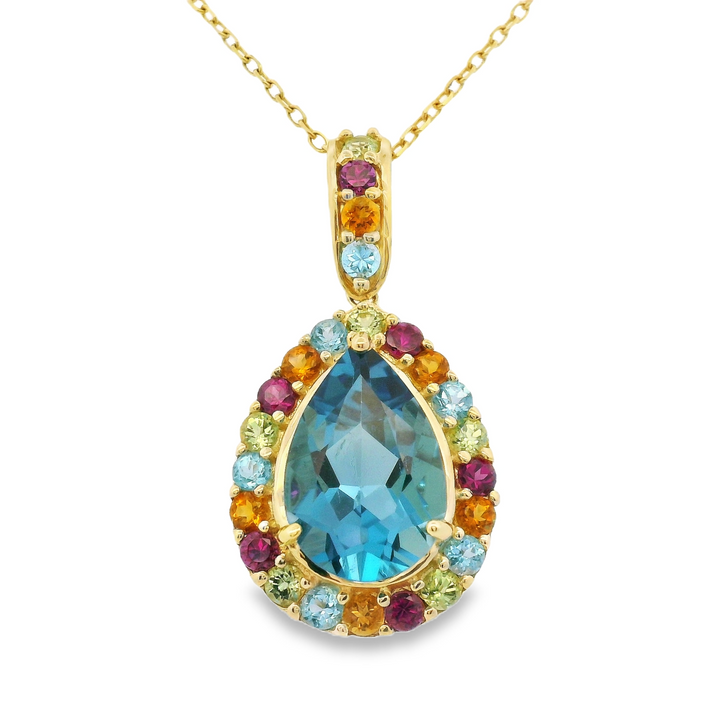 Estate Colored Stone Necklace