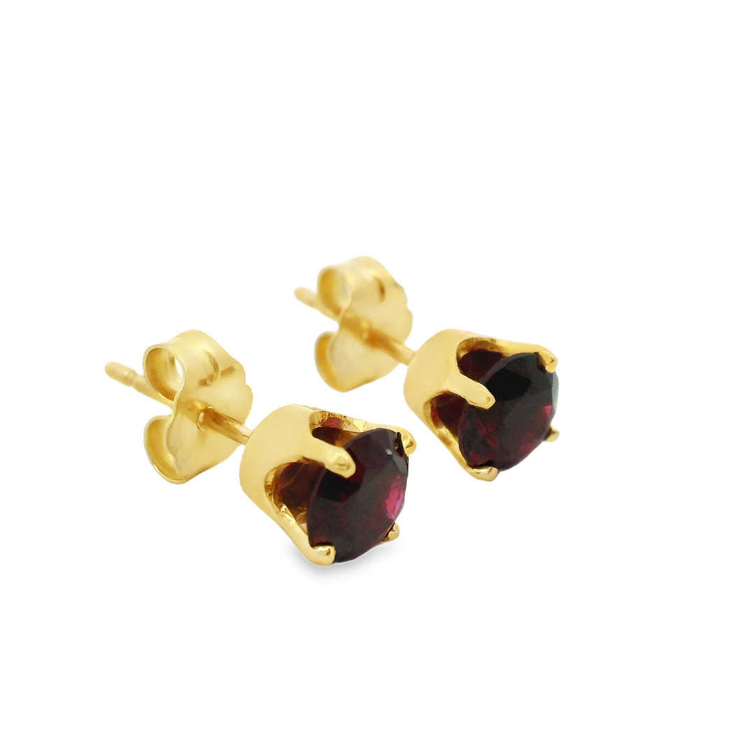 Estate Colored Stone Earrings