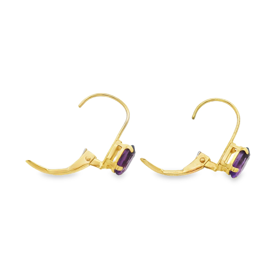 Estate Colored Stone Earrings