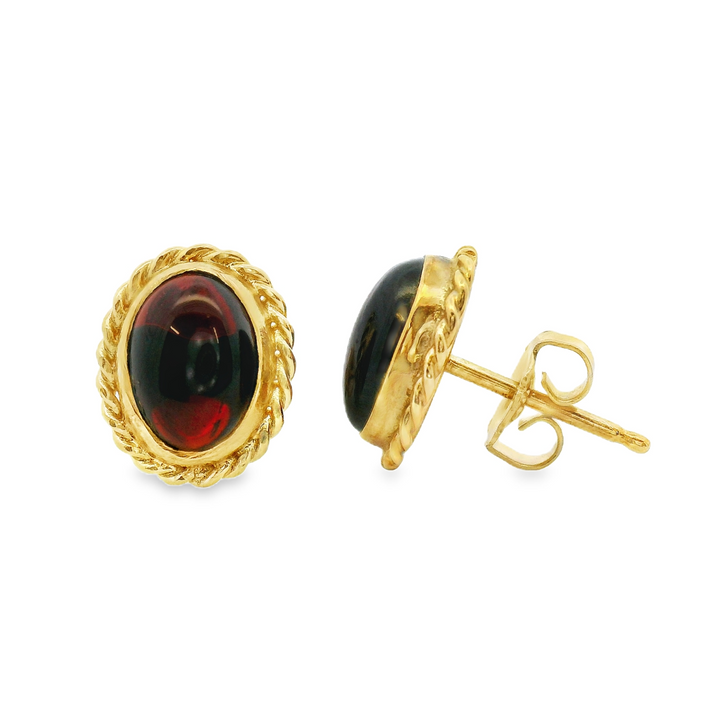 Estate Colored Stone Earrings