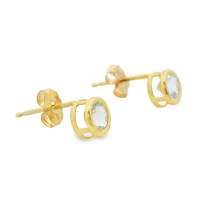Estate Colored Stone Earrings