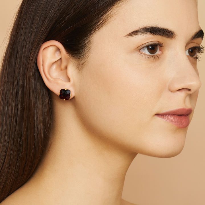 Estate Colored Stone Earrings