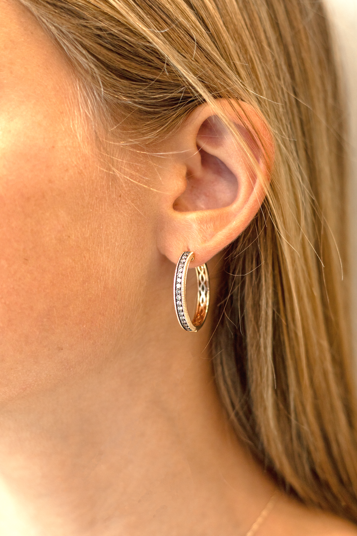 Estate Diamond Earrings