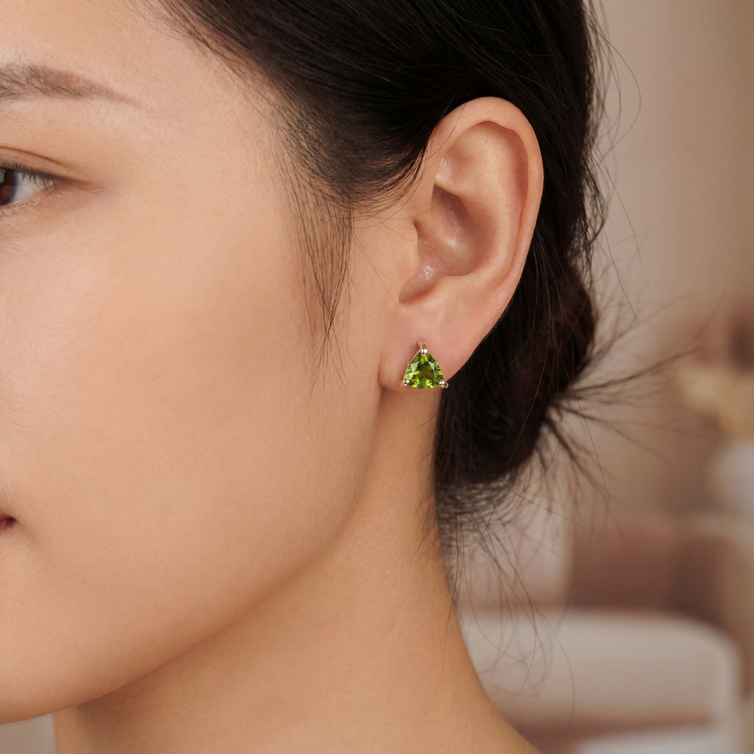 Estate Colored Stone Earrings