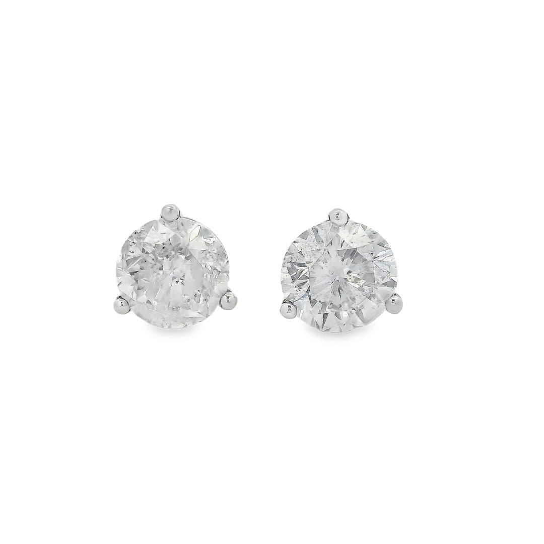 Estate Diamond Earrings
