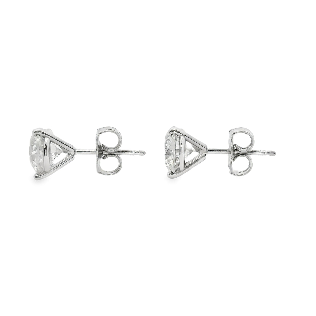 Estate Diamond Earrings