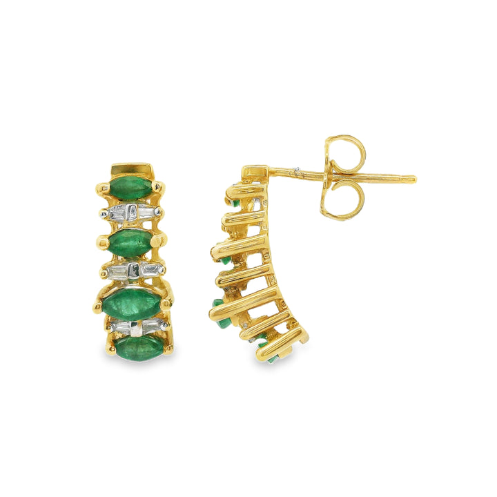Estate Colored Stone Earrings