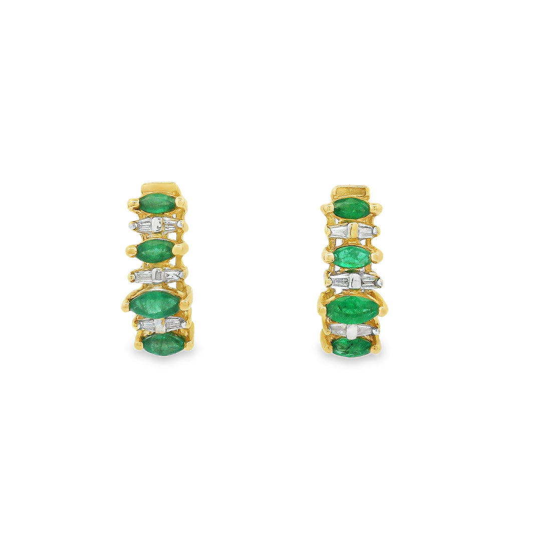 Estate Colored Stone Earrings