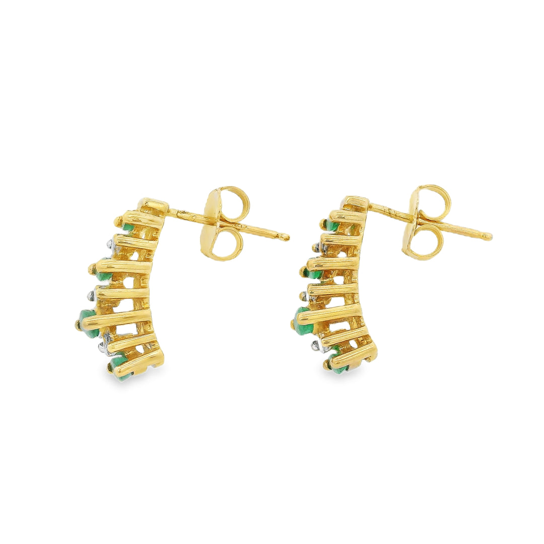 Estate Colored Stone Earrings