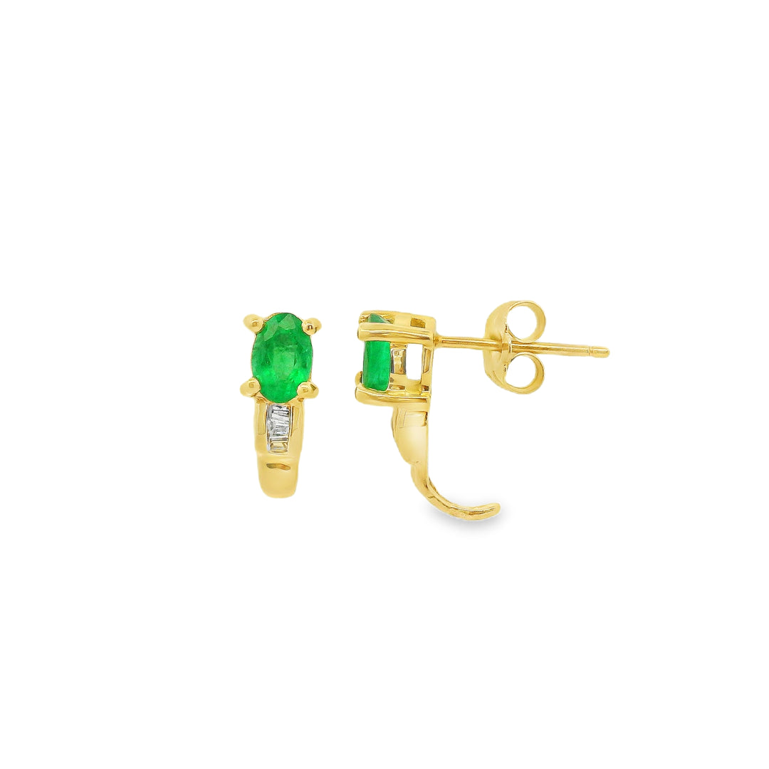 Estate Colored Stone Earrings