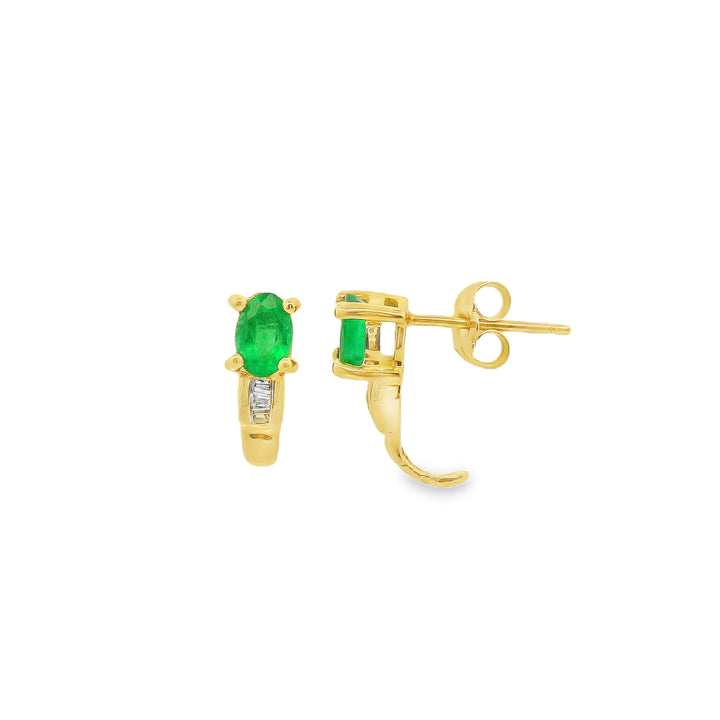 Estate Colored Stone Earrings