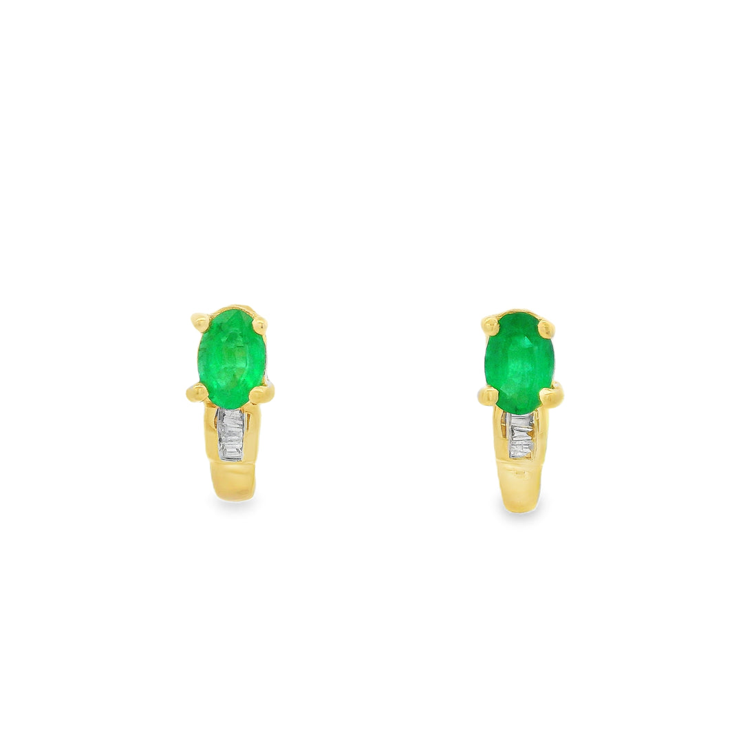 Estate Colored Stone Earrings