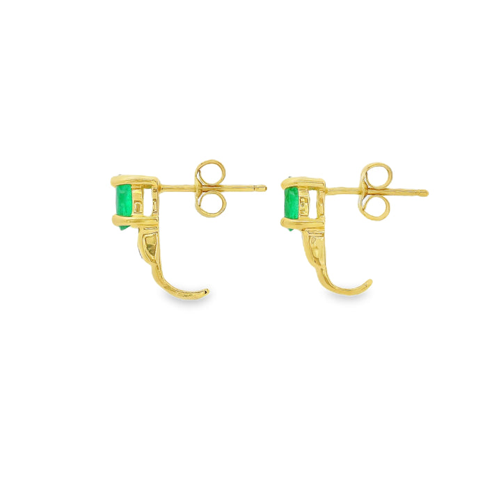 Estate Colored Stone Earrings