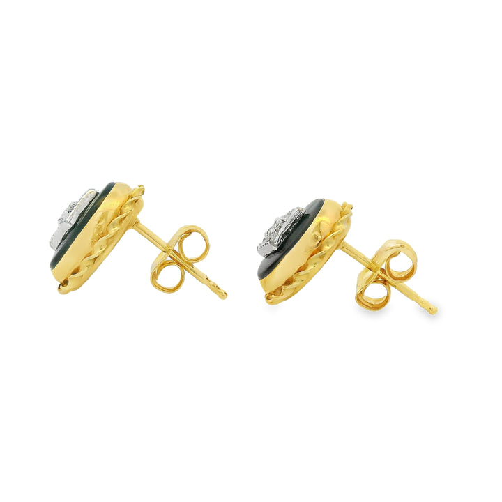 Estate Colored Stone Earrings