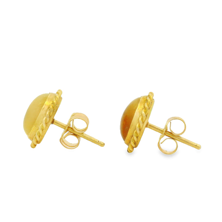 Estate Colored Stone Earrings