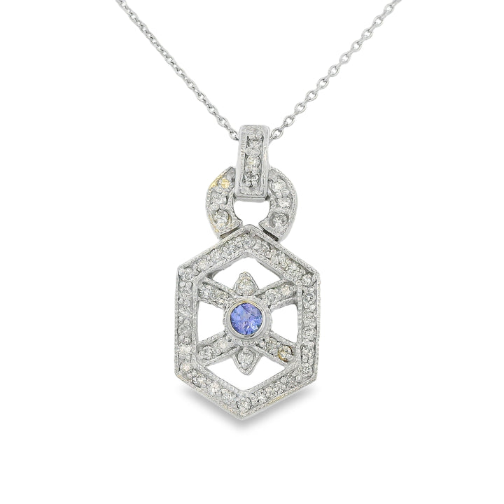 Estate Colored Stone Necklace
