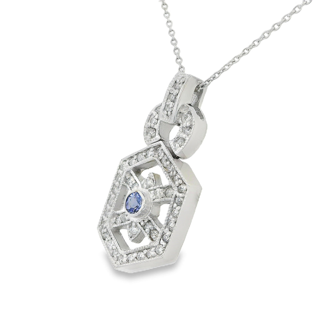 Estate Colored Stone Necklace