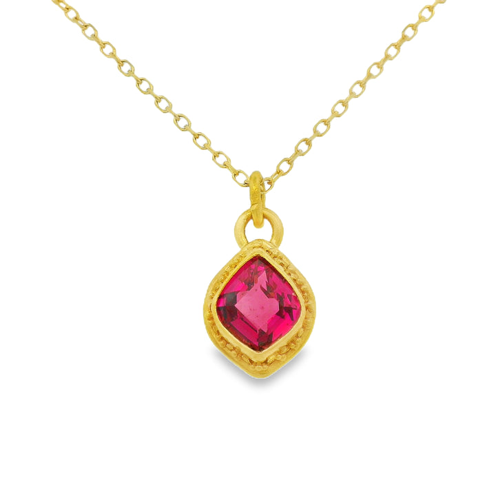 Estate Colored Stone Necklace