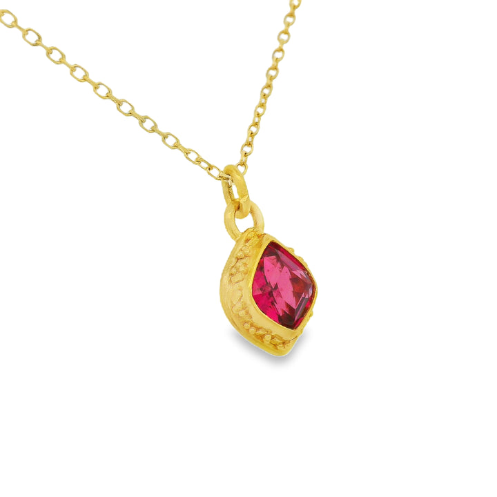 Estate Colored Stone Necklace