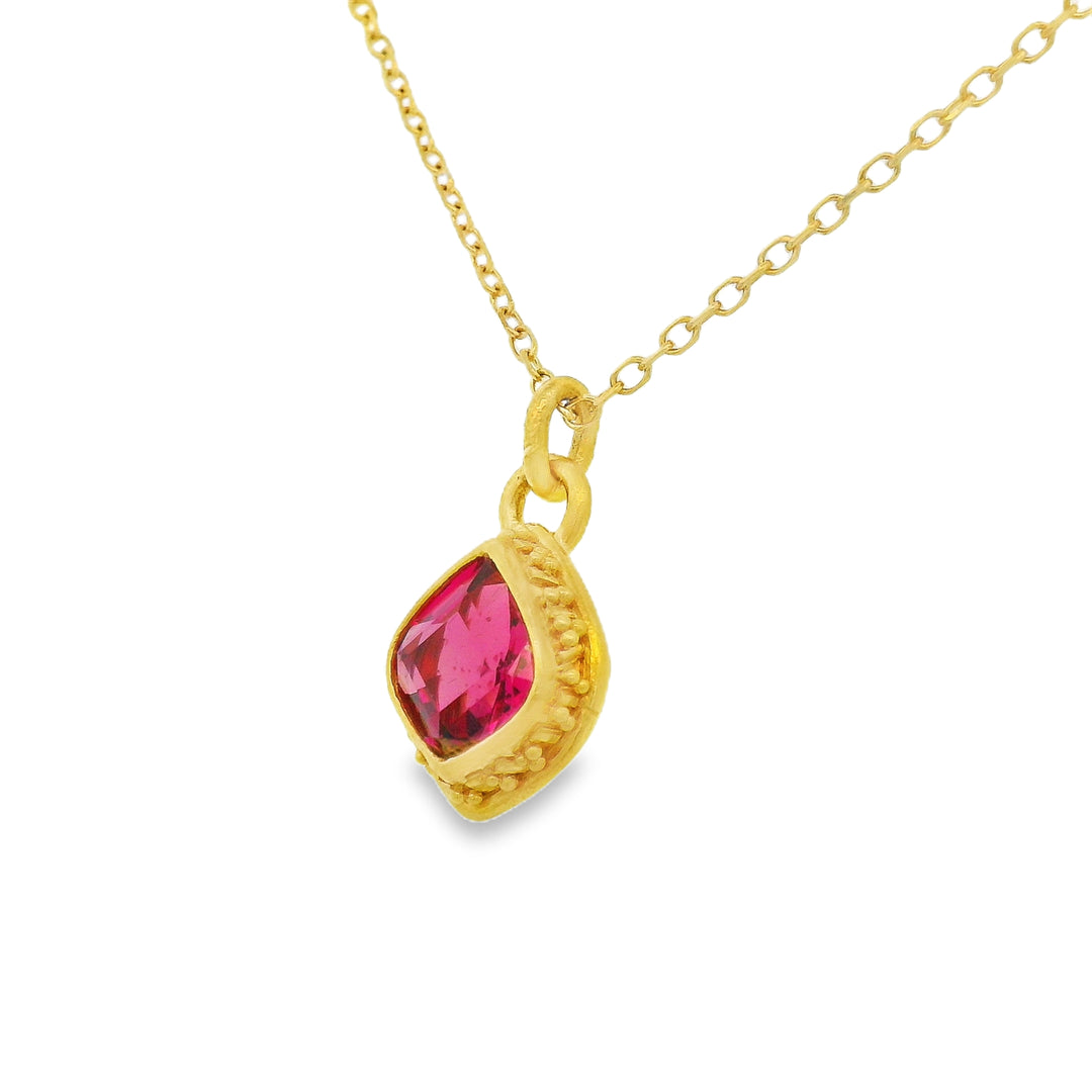 Estate Colored Stone Necklace