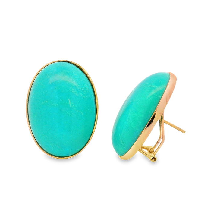 Estate Colored Stone Earrings