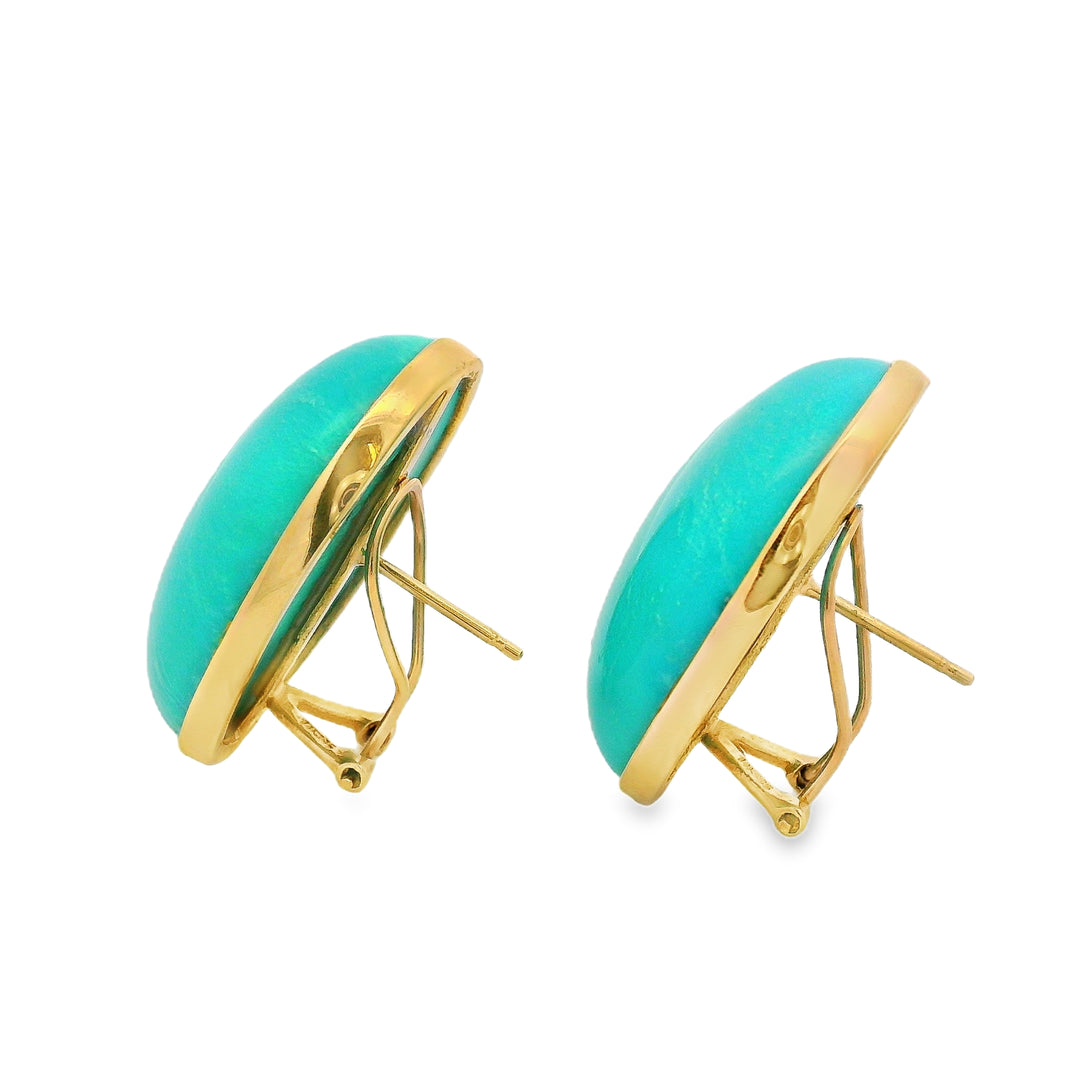 Estate Colored Stone Earrings