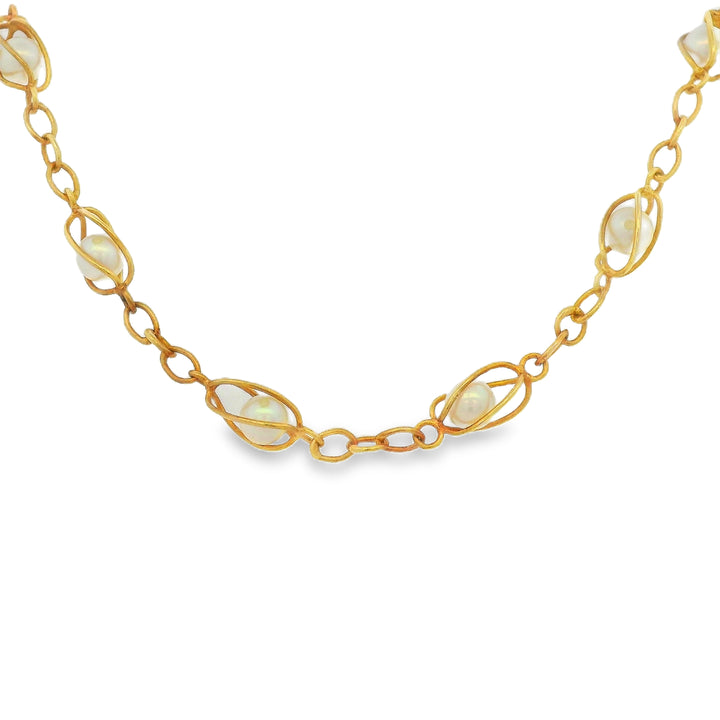 Estate Colored Stone Necklace