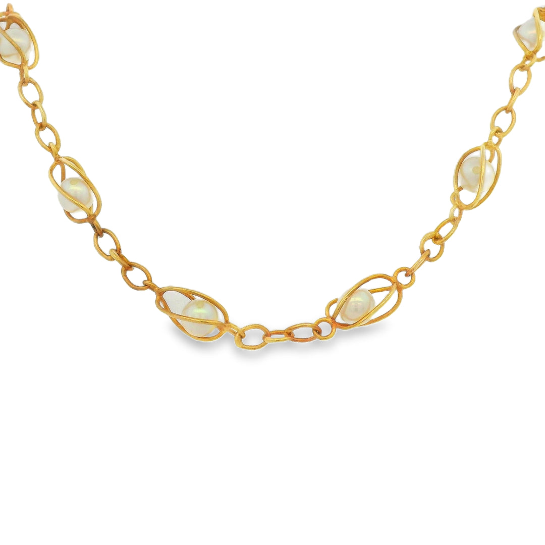 Estate Colored Stone Necklace