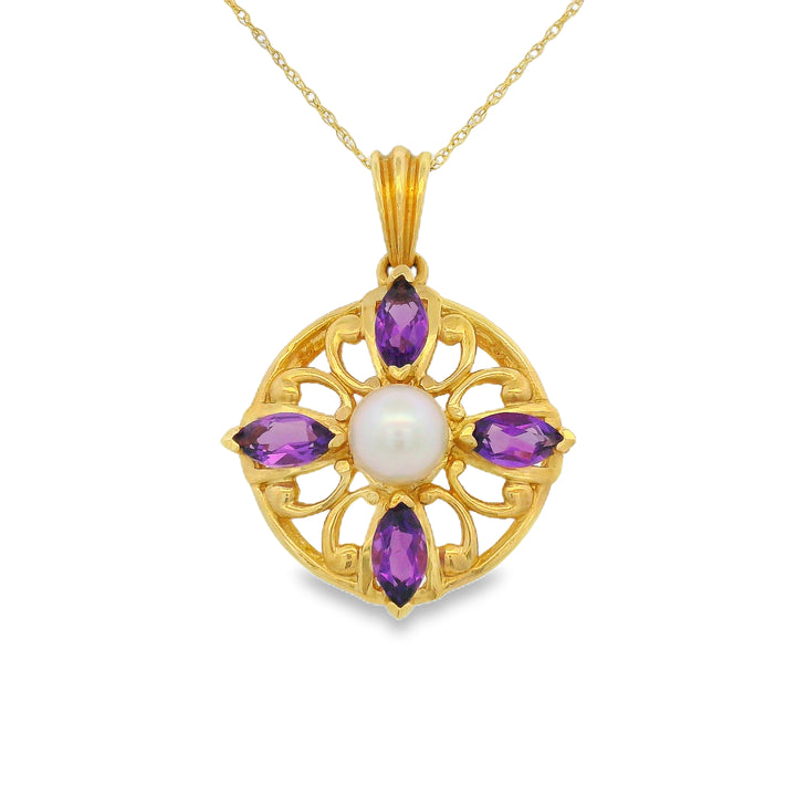 Estate Colored Stone Necklace