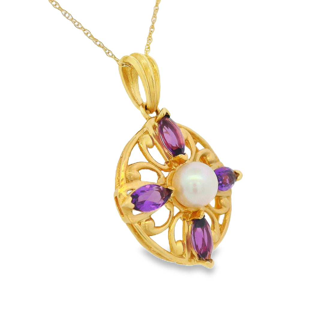 Estate Colored Stone Necklace