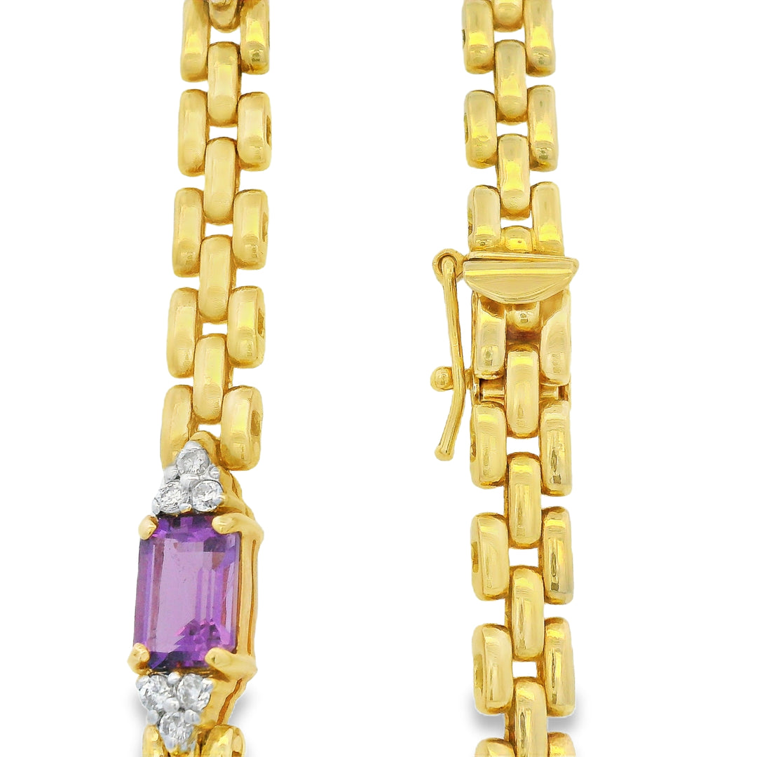 Estate Colored Stone Necklace