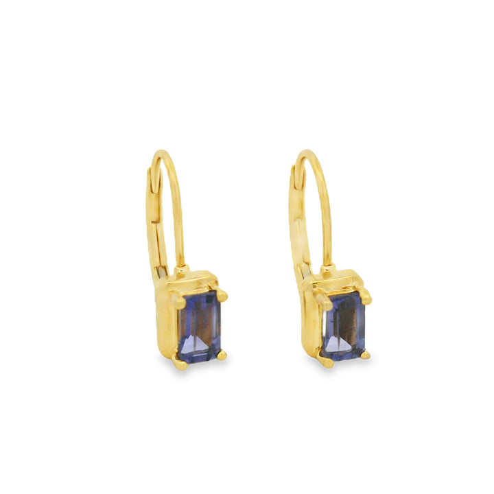 Estate Colored Stone Earrings