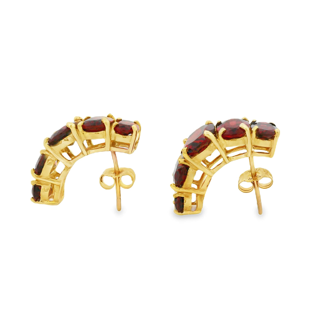 Estate Colored Stone Earrings