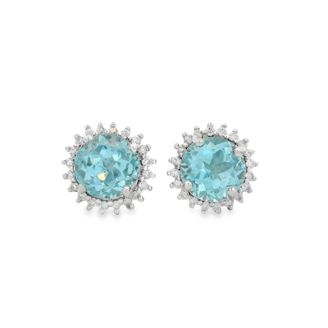 Estate Color Stone Earring