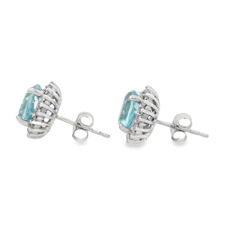 Estate Color Stone Earring