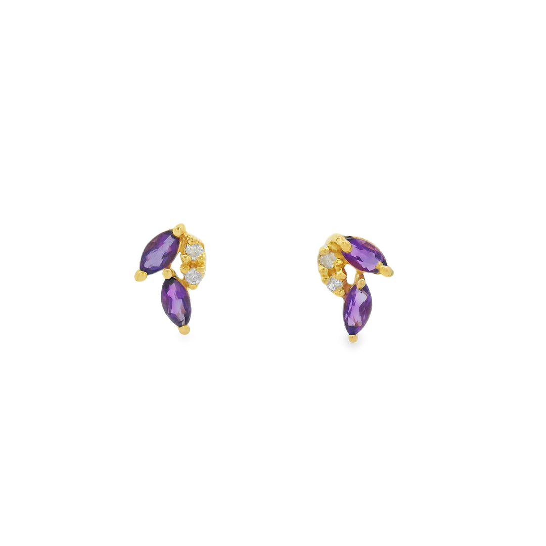 Estate Colored Stone Earrings