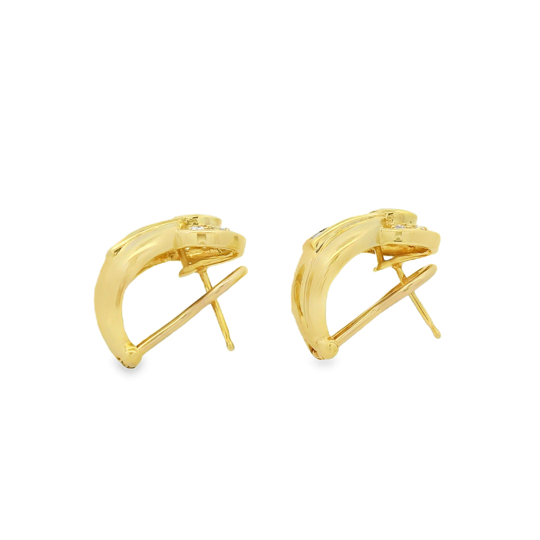 Estate Colored Stone Earrings