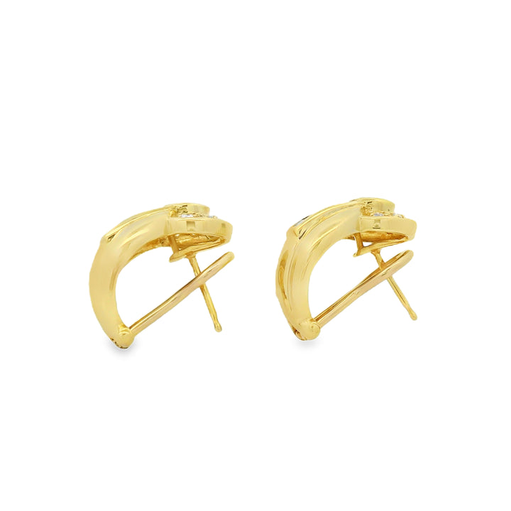 Estate Colored Stone Earrings