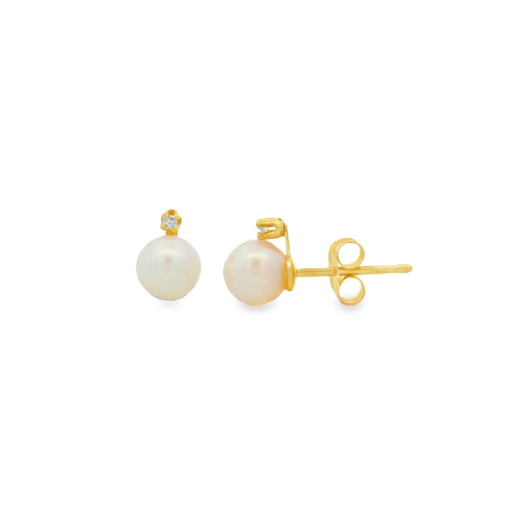 Estate Color Stone Earring