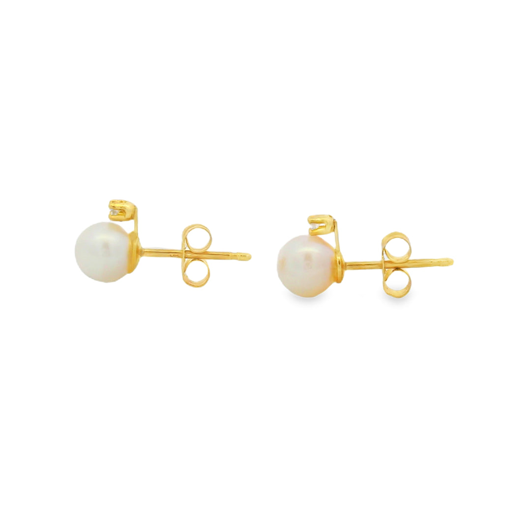 Estate Color Stone Earring