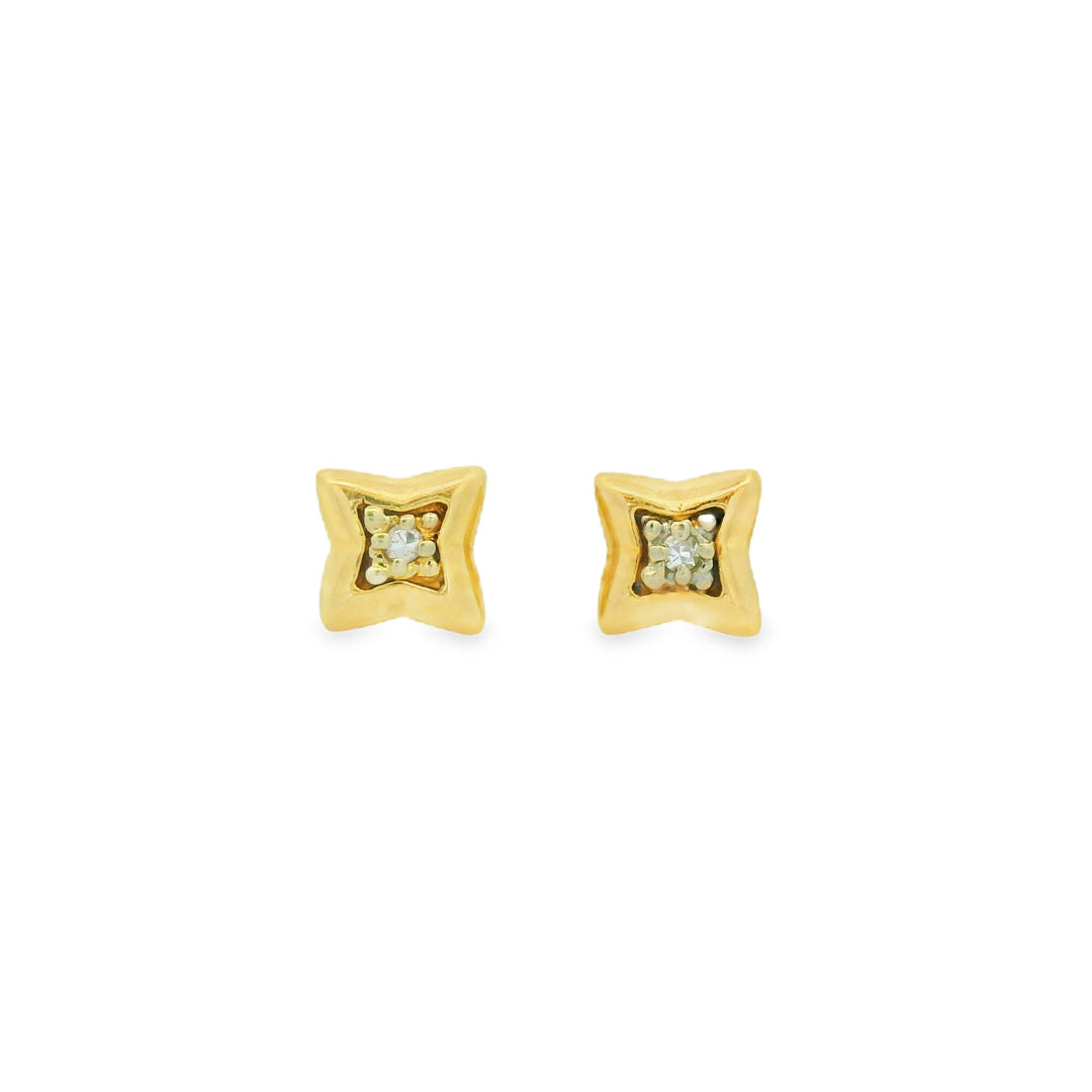 Estate Diamond Earrings