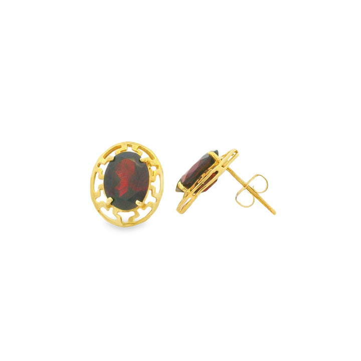 Estate Colored Stone Earrings