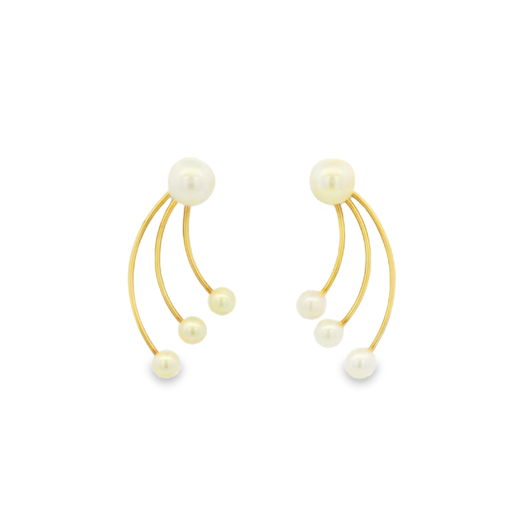 Estate Colored Stone Earrings