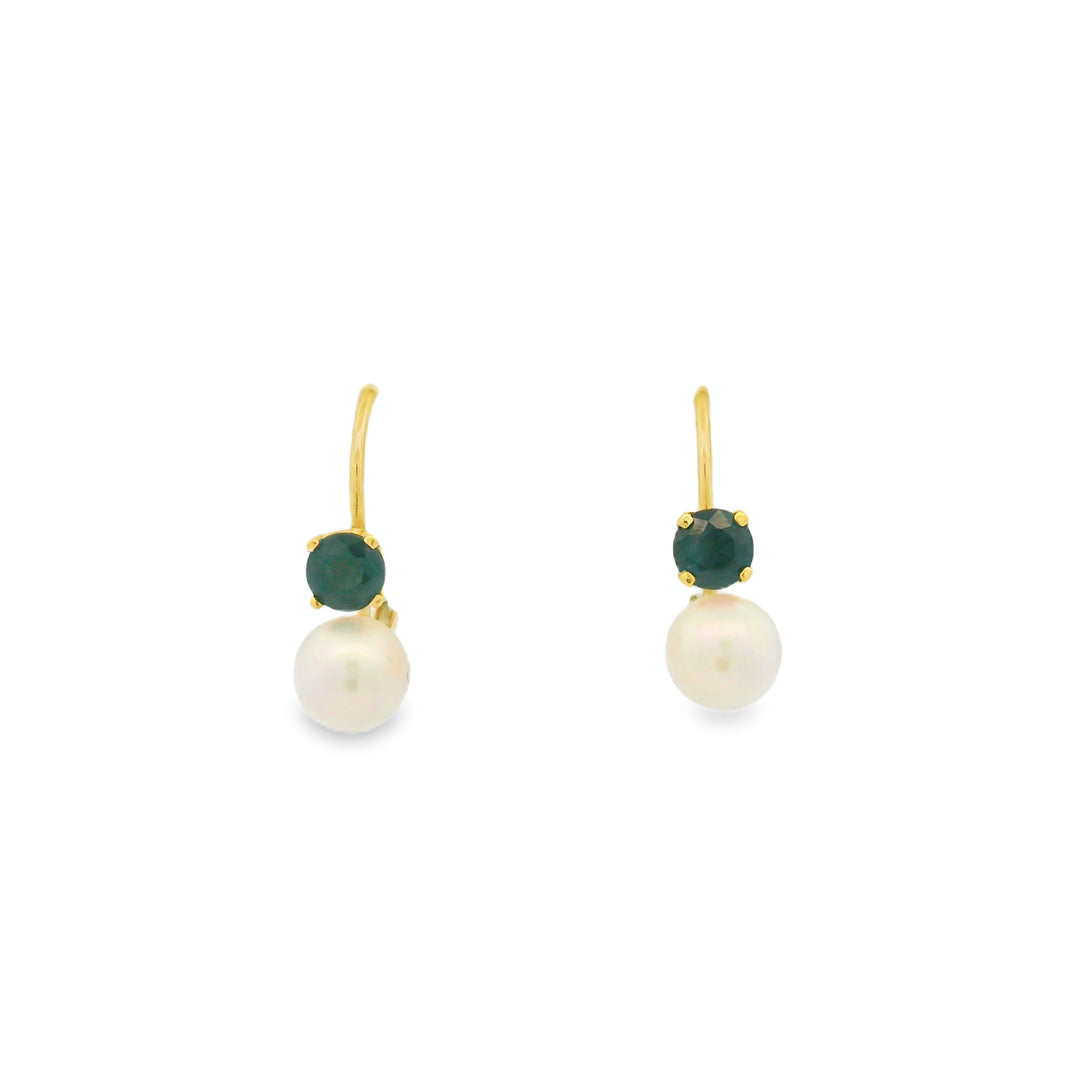 Estate Color Stone Earring