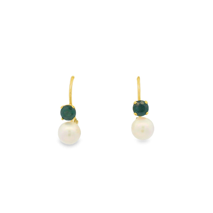 Estate Color Stone Earring