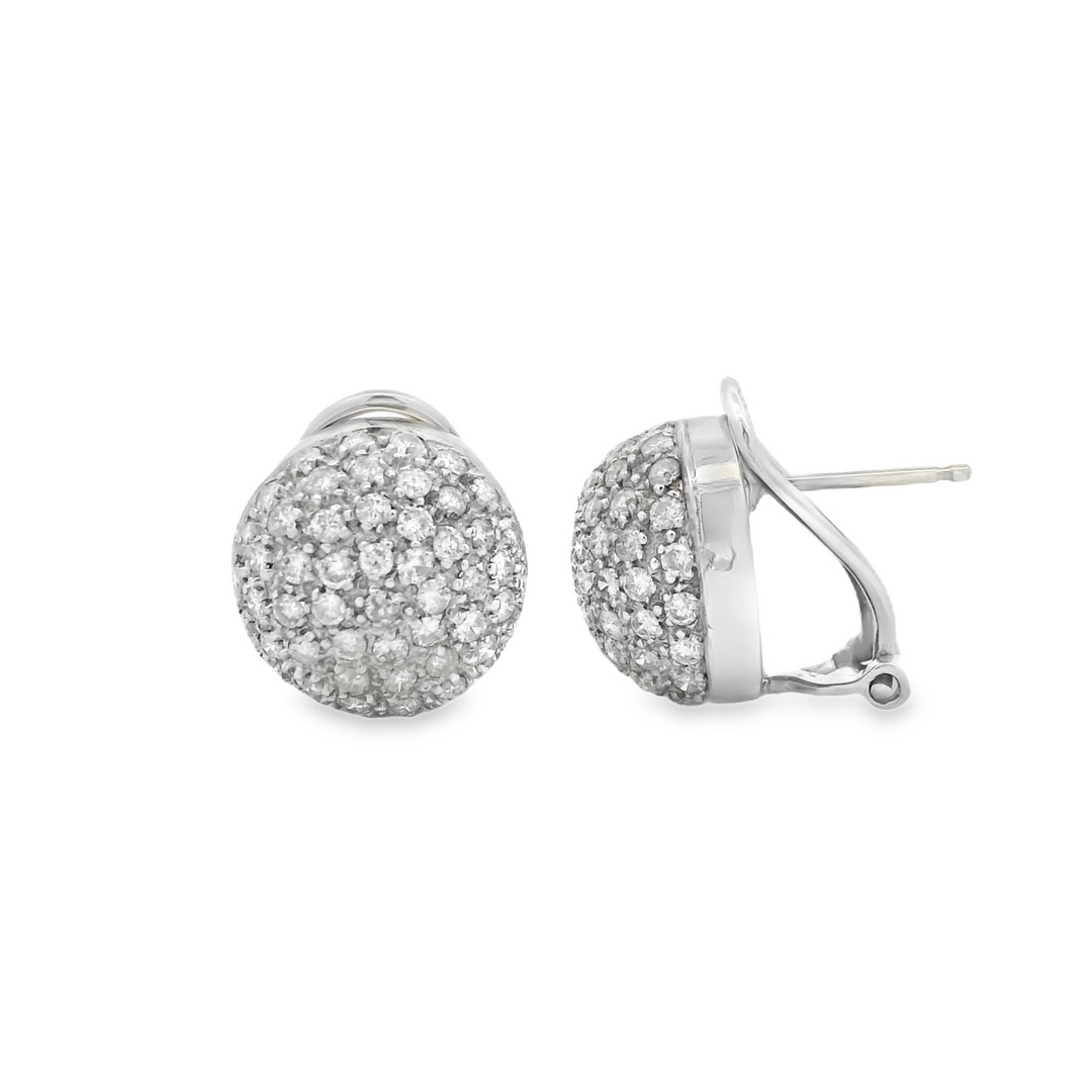 Estate Diamond Earrings